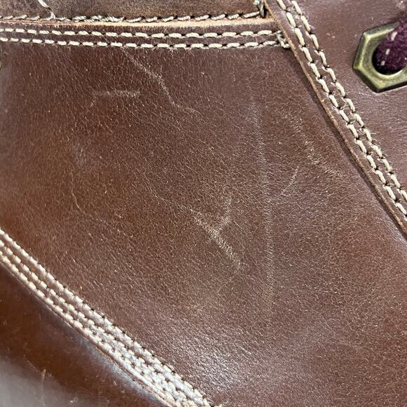 Clarks Hinsdale Mid Lace Up Chukka Boot Men 8.5 Brown Leather New - Picture 15 of 16